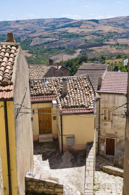 alleyway. PIETRAGALLA. Basilicata. Güney İtalya.