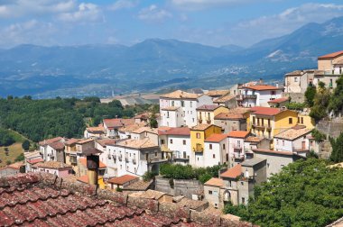 panoramik çek. Basilicata. İtalya.