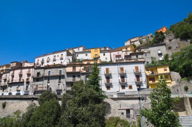 panoramik çek. Basilicata. İtalya.