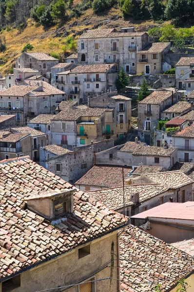 Panoramautsikt över morano calabro. Kalabrien. Italien. — Stockfoto