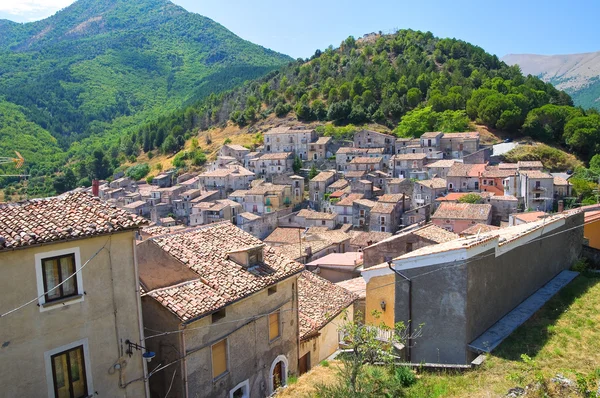 Vista panoramica di Morano Calabro. Calabria. Italia . — Foto Stock