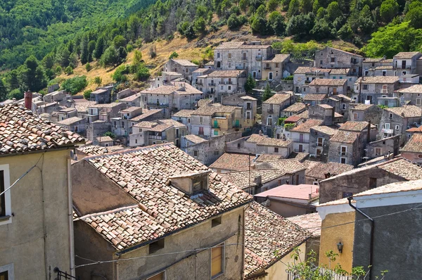 Panoramautsikt över morano calabro. Kalabrien. Italien. — Stockfoto