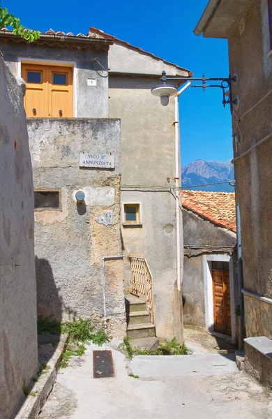 Gasse. morano calabro. Kalabrien. Italien. — Stockfoto