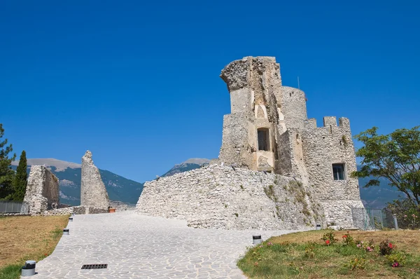 Burg von Morano Calabro. Kalabrien. Italien. — Stockfoto