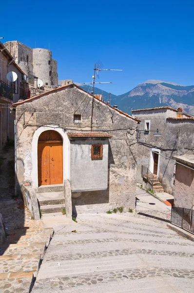 Gasse. morano calabro. Kalabrien. Italien. — Stockfoto