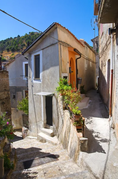 Alleyway. Morano Calabro. Calabria. Italy. — Stock Photo, Image