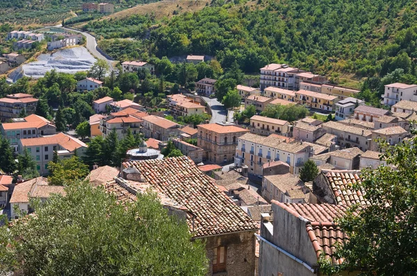 Panoramautsikt över morano calabro. Kalabrien. Italien. — Stockfoto