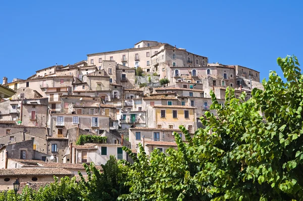 Morano calabro panoramik manzaralı. Calabria. İtalya. — Stok fotoğraf