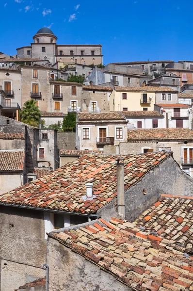 Vue panoramique de Morano Calabro. Calabre. Italie . — Photo