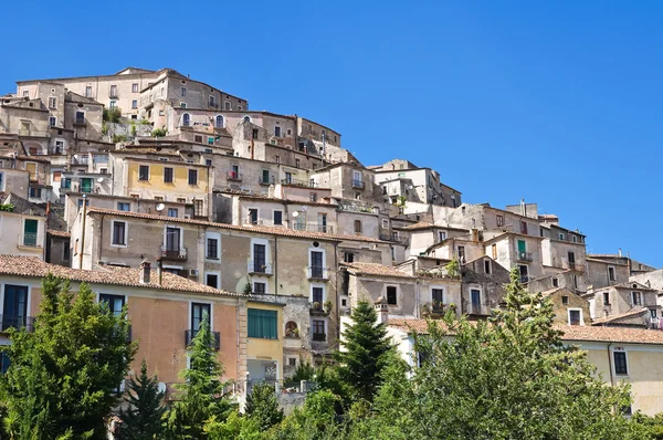 Panoramautsikt över morano calabro. Kalabrien. Italien. — Stockfoto