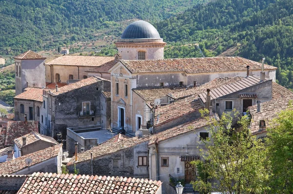 Vue panoramique de Morano Calabro. Calabre. Italie . — Photo