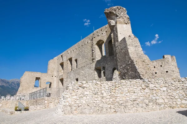 Burg von Morano Calabro. Kalabrien. Italien. — Stockfoto