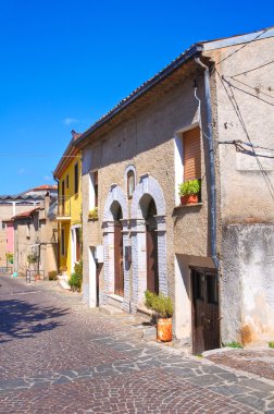 Alleyway. Satriano di Lucania. İtalya.