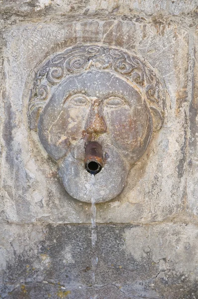 Monumentaler Brunnen. satriano di lucania. Italien. — Stockfoto