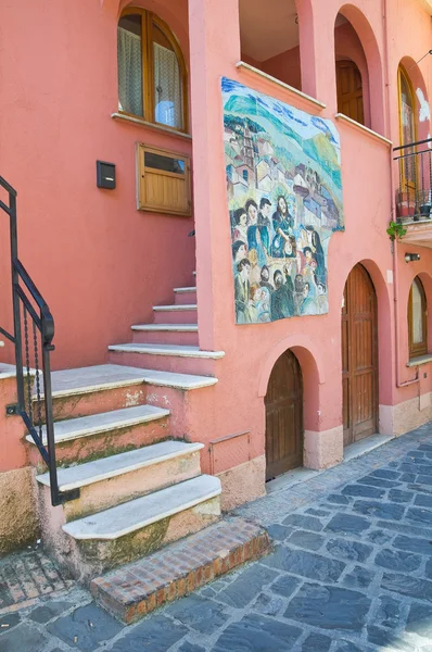 Gasse. satriano di lucania. Italien. — Stockfoto