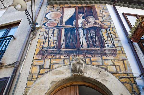 Alleyway. Satriano di Lucania. Italy. — Stock Photo, Image