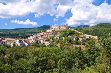 Manzarayı Brienza. Basilicata. İtalya.
