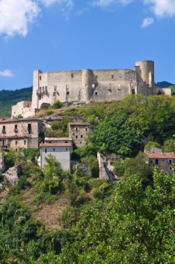 Manzarayı Brienza. Basilicata. İtalya.