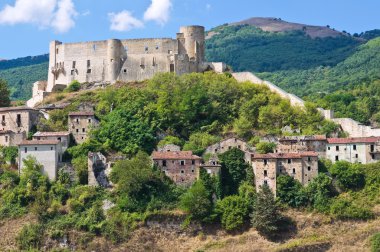Manzarayı Brienza. Basilicata. İtalya.