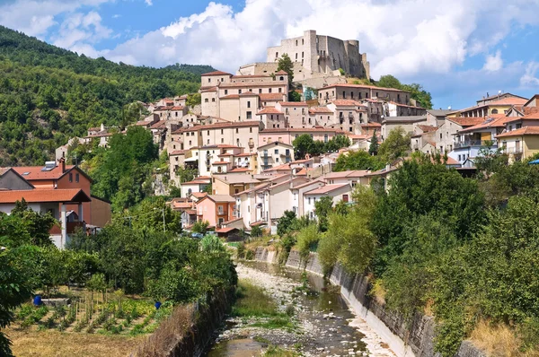 Vista panoramica di Brienza. Basilicata. Italia . — Foto Stock