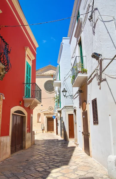 Alleyway. Fasano. Puglia. Italy. — Stock Photo, Image