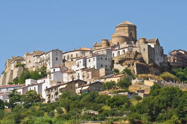 Panoramautsikt över acerenza. Basilicata. Italien. — Stockfoto