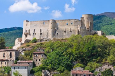 Manzarayı Brienza. Basilicata. İtalya.