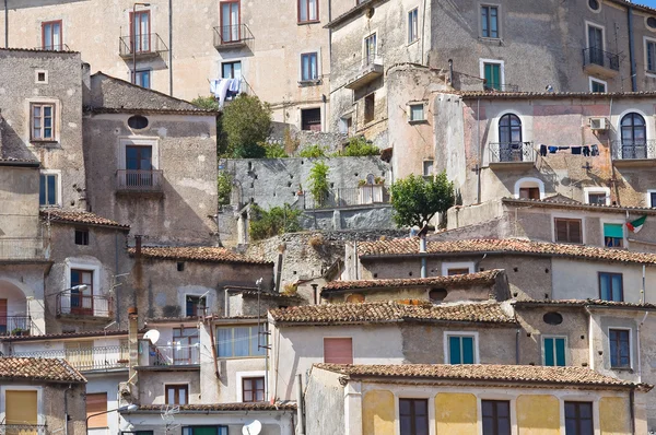 Panoramic view of Morano Calabro. Calabria. Italy. — Stock Photo, Image