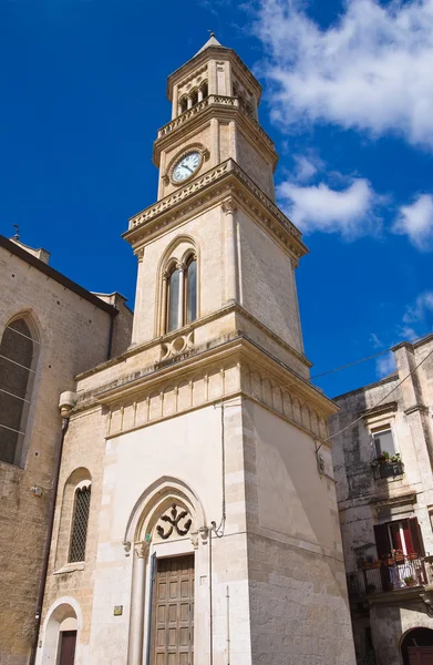 Saat Kulesi. Altamura. Puglia. İtalya. — Stok fotoğraf