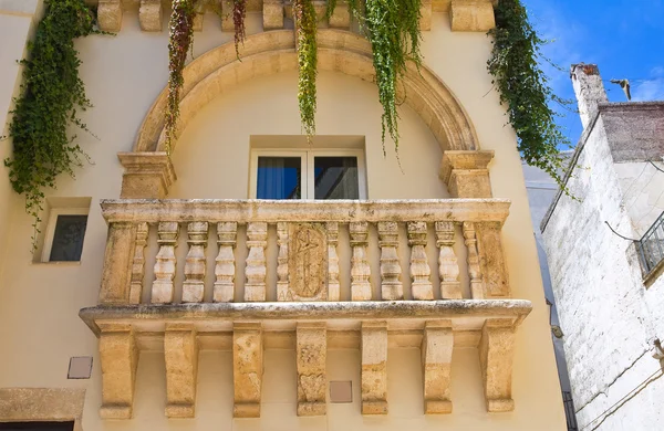 Historický palác. Altamura. Puglia. Itálie. — Stock fotografie