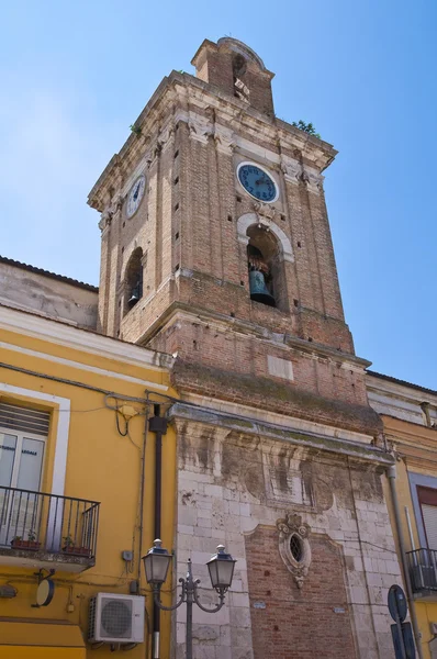Klocktornet. San severo. Puglia. Italien. — Stockfoto