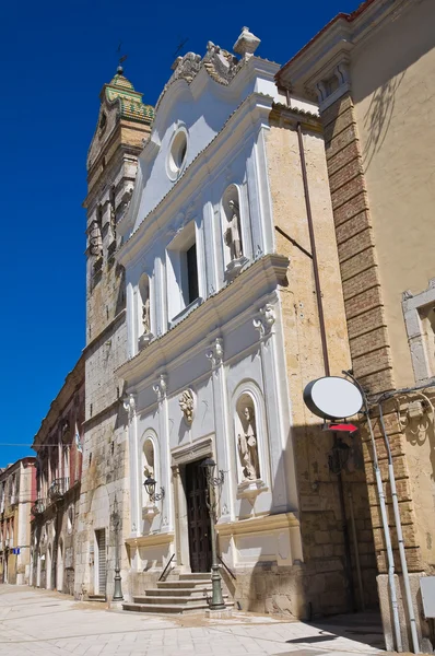 Kerk van st. Drievuldigheid van celestini. San severo. Puglia. Italië. — Stockfoto