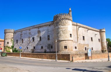 Ducal kale TORREMAGGIORE. Puglia. İtalya.