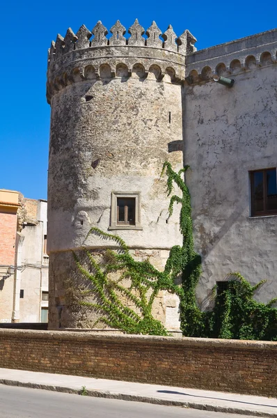 Ducal kale TORREMAGGIORE. Puglia. İtalya. — Stok fotoğraf