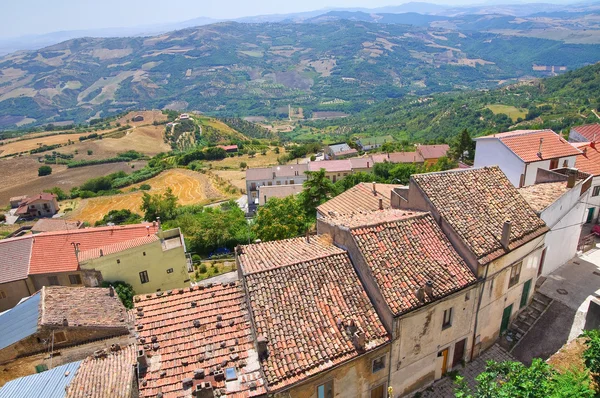 Panoramatický pohled na acerenza. Basilicata. Itálie. — Stock fotografie