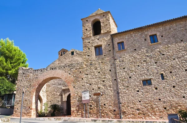 Franciscan monastery. Rocca Imperiale. Calabria. İtalya. — Stok fotoğraf