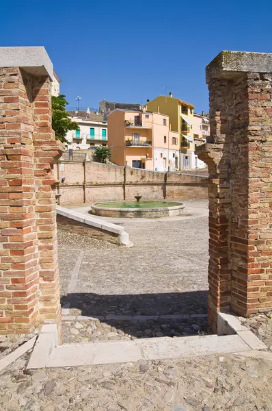 Fountain Cavallina. Genzano di Lucania.Italy. — Stock Photo, Image