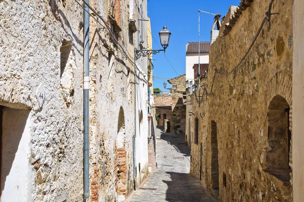 Alleyway. Rocca Imperiale. Calabria. İtalya. — Stok fotoğraf