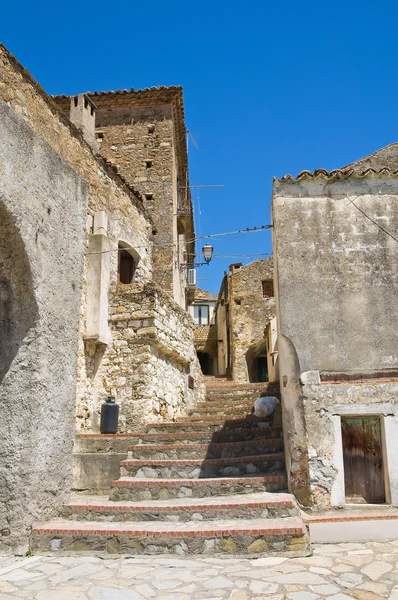 Vicolo. Rocca Imperiale. Calabria. Italia . — Foto Stock