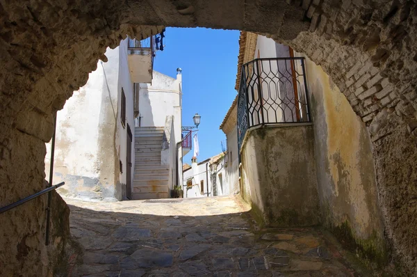 Vicolo. Rocca Imperiale. Calabria. Italia . — Foto Stock