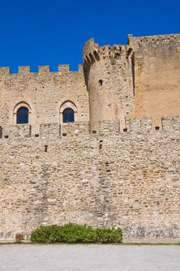 roseto capo spulico Kalesi. Calabria. İtalya.