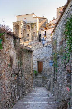 alleyway. Oriolo. Calabria. İtalya.