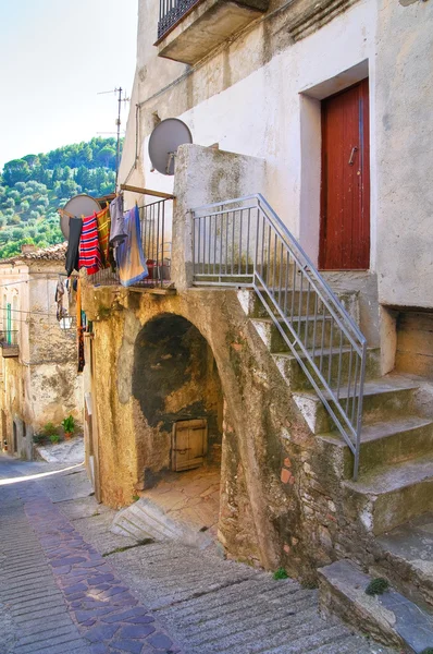 Vicolo. Oriolo. Calabria. Italia . — Foto Stock