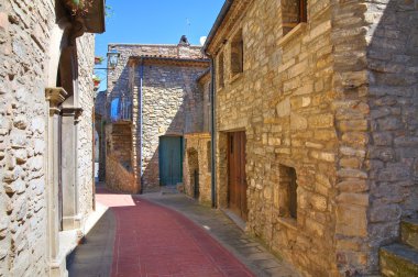 alleyway. Guardia perticara. Basilicata. İtalya.
