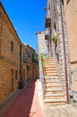 alleyway. Guardia perticara. Basilicata. İtalya.
