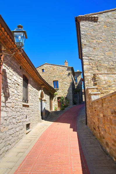 Para o beco. Guardia Perticara. Basilicata. Itália . — Fotografia de Stock