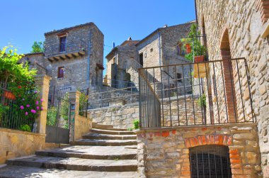 alleyway. Guardia perticara. Basilicata. İtalya.