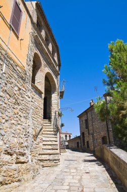 alleyway. Guardia perticara. Basilicata. İtalya.