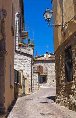alleyway. Guardia perticara. Basilicata. İtalya.