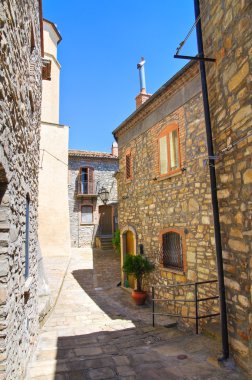 alleyway. Guardia perticara. Basilicata. İtalya.